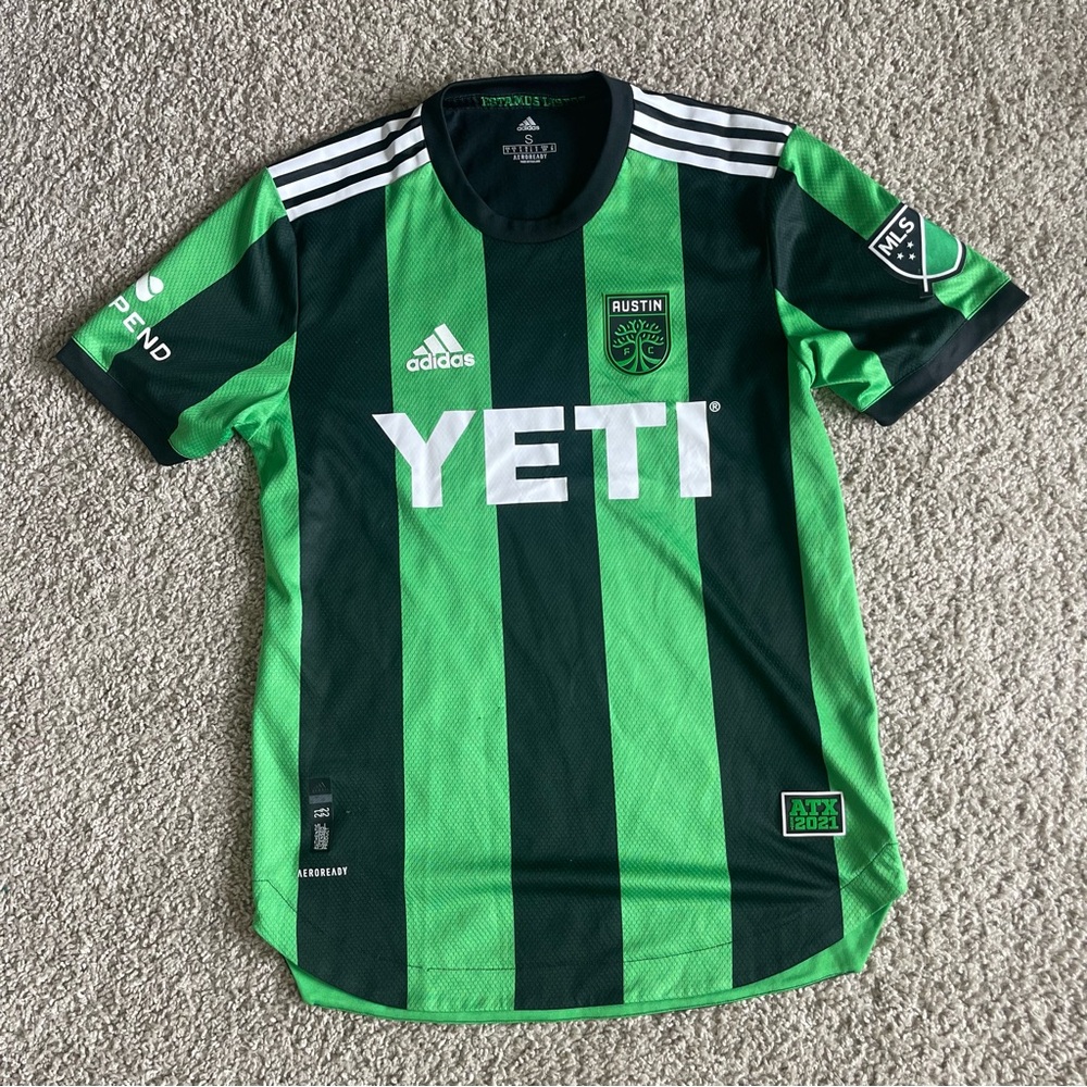 Adidas Aeroready YETI Austin FC ATX 2021 MLS Jersey